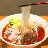 ラムしゃぶ肉とスタンダードトッピング麻辣湯(スープ春雨)（【麻辣湯 春雨ヌードル】TOKYO TANG TANG）