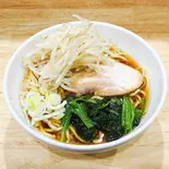 【生麺】もやし中華そば(薬味葱、ほうれん草、豚叉焼1枚、もやし)※茹で時間3分30秒（中華そば 昭和軒 大和店）