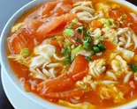 西紅柿打滷麺(トマトあんかけ麺)(食堂福)