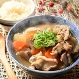 牛すじ豚汁+ご飯セット（佐藤とん汁店 本店）