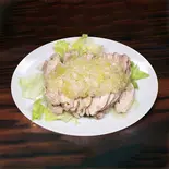 蒸し鶏のネギソース（珉珉 三宮店）