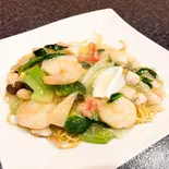 海鮮あんかけヤキソバ（中国料理 万里）