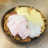 【人気No.1】関西お好み もち・チーズ玉 もだん焼き(豚・チーズ・もち・麺)【マヨ】（【関西風＆広島風お好み焼き・鉄板焼き】 桜家）