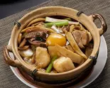 【ランチ】牛バラと五目野菜の土鍋ご飯（本格中華料理 四季ボウ坊）