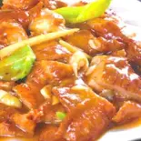 豚もつの醤油炒め(けいぐん飯店)