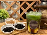 黒糖抹茶ラテ（Taiwan＆Vietnam Cafe BLACK BREW 玉造駅前店）