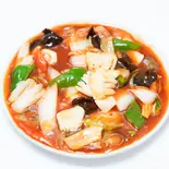 イカとキムチのピリ辛炒め Squid & Kimchi Spicy Stir-Fry(中華料理 大唐)