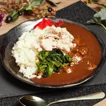 豚しゃぶほうれん草カレー（牛すじ煮込みカレーMID Curry早稲田店）
