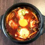 純豆腐チゲ(嫩豆腐汤)（釜山本家）