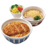 カツ丼 はいからうどん＆サラダセット（なか卯 阪急桂駅東口店）