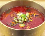 ユッケジャンスープ(ごはん付き) Yukgaejang soup(With rice)（韓国料理YogiYo＆ネパール・インド料理EVEREST KITCHEN）