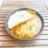 新着【デリバリー限定】たっぷ〜りチーズ牛すじカレー（本格咖喱バル＆ナンピッツァ マンダリン Mandarin）