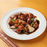 黒酢の酢豚ライスセット（四川料理 酔盧）