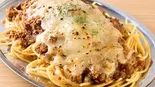 炙りチーズ＆ミートソース Grilled Cheese＆Meat Sauce（スパゲティの店『神田ナポリタン』 札幌東店）