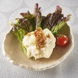 北海道十勝産のポテトサラダ（ふわとろオムライス フレッシュエッグス 博多店）