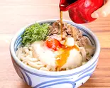牛とろたまぶっかけ【温・冷】(醤屋万吉のうどん)