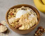 【高プロテイン】きなこバナナグリークヨーグルト Kinako Banana Greek Yogurt（アサイーボウルが旨い店！レッドチリ）