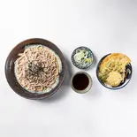 野菜天丼セット（蕎麦切りくろ 大通本店）