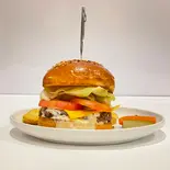 リッチタルタルチーズバーガー（HAMBURGER SHOP プラージュ）