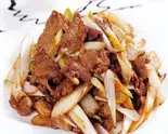 葱保羊肉 羊肉の葱炒め（四川料理 成都小吃）