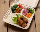 【Bento】ソイミート照り焼きと減農薬野菜5種BOX Soy Meat Teriyaki Box（ヘルシー野菜とヴィーガンDELIのお弁当【aux DELI】）