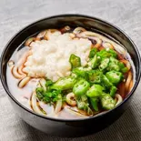 オクラととろろうどん（讃岐うどん うどんの中本 中野本店）