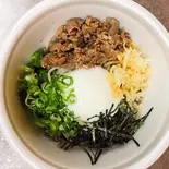 肉と温玉のぶっかけそば（うどんそば あそこ Udon Soba Asoko）