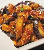 茄子の湖南醤油炒め (红烧茄子)（李湘潭湘菜館）