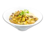 茄子と挽肉入りあんかけ湯麵（串門‐創作中国料理）