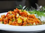 鶏肉とピーナッツの辛口炒め（本格中華料理 永利 六本木店）
