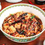 ⑤麻婆豆腐かけ和え麺 Aromatic Chen Mapo Tofu Mix Noodles with Szechuan Pepper(雲林坊 秋葉原店)
