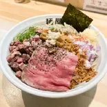汁なし肉そば（麺屋104）