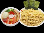 赤 特製濃厚魚介つけ麺（三豊麺 なんば日本橋店）