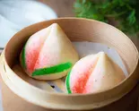 蓮餡桃饅頭(2個)（天府苑）