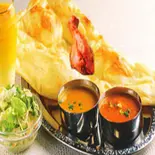 [2 Curry, Chicken, Naan, with Rice] 2 Curry Chicken Set 2Curry（Sumitra Asian Dining）