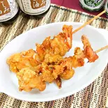 やげん軟骨のからあげ串1本（中津からあげ 総本家もり山 吹田店）