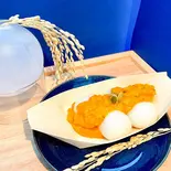 北海道産★かぼちゃ餅1舟8粒入！（つきたて餅雅や）