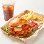 サルサチキンフィレバーガーセット（ペリペリチキン＆チキンバーガー ファイヤーチキン 菊川店 Fire Chicken）
