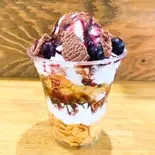 ブルーベリーチョコパフェBlueberry Chocolate Parfait(毎日パフェ Mainichi pafe)