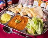 チーズナンランチ Cheese Naan Lunch(インドレストラン ガンジス あべのキューズタウン店)
