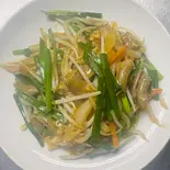 ニラホルモン炒め（金福来）