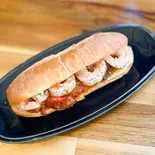 海老と野菜のトマトカスクートサンド(サンドイッチとサラダ TANTON)