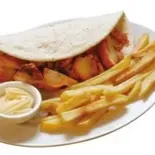 ケバブラップサンド kabab wrap sandwich（NEW NISAN INDIAN ＆ TURKIS KABUB RESTAURANT）