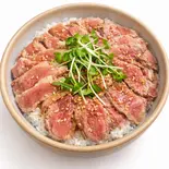 人気No.1 2種盛り(ロース&ヒレ) ダブル(【豚レアステーキ丼 】ぶらん)