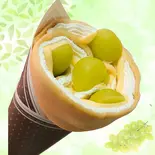 マスカットバナナカスタード生クリーム（クレープショップシフォン）