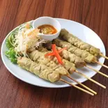 ガイサテ(6本) タイ式焼き鳥串Grilled Chicken Skewers（タイレストラン アロイ）