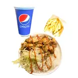 ケバブ丼チキンセット kebab Rice chicken set（ロイヤルケバブスポット(Halal)）