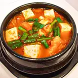 キムチチゲ(ライスと味付けのりセット)（韓国料理 自起屋）