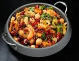 豚肉麻辣香鍋 Mala Hot Pot 具8品マーラー鍋麺付き（麻辣香鍋＆過橋米线専門店 上野店）