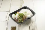 【ネギ塩】さっぱり大葉と大根おろしのハンバーグ弁当（特製ソースが自慢！大判ハンバーグ弁当ロータス）